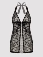 Lovehoney Plus Size Unwrap Me Black Lace Babydoll - Image 6