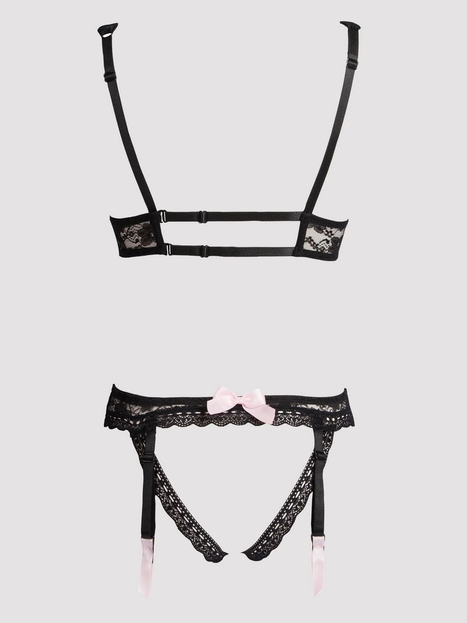 a36230g66885.jpg Lovehoney Seduce Me Push-Up Crotchless Cut-Out Teddy - Image 1