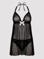 Lovehoney Barely There Black Sheer Babydoll Set - Image 7