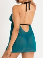 Lovehoney Barely There Sheer Green Babydoll Set - Image 5