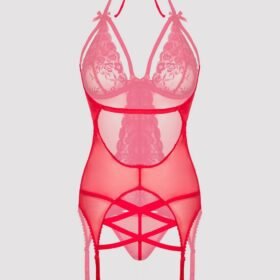 Lovehoney Wild Romance Red Basque Set