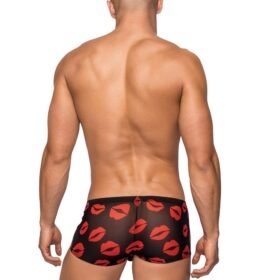 Male Power Lipstick Kisses Boxer Shorts