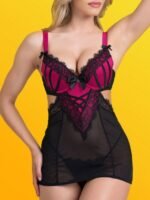Lovehoney Boudoir Belle Cherry Cut-Out Chemise Set - Image 3