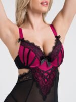 Lovehoney Boudoir Belle Cherry Cut-Out Chemise Set - Image 5