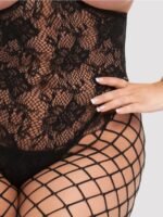 Lovehoney Plus Size Treasure Chest Fishnet Crotchless Bodystocking - Image 5