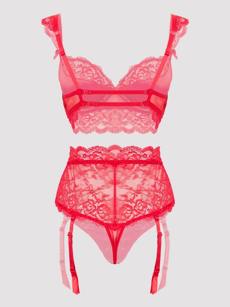 a40921g80048.jpg Lovehoney Treasure Me Red Push-Up Bra Set - Image 1