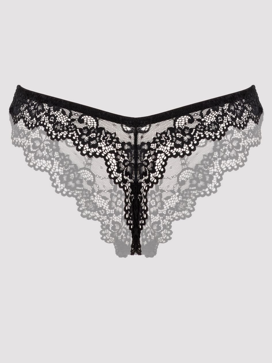 a44344g79931.jpg Lovehoney Bombshell Black Lace Babydoll Set - Image 1