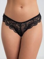 Lovehoney Bombshell Black Lace Babydoll Set - Image 5