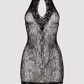 Fifty Shades of Grey Captivate Plus Size Black Lace Spanking Mini Dress