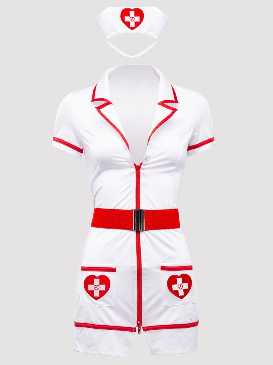 a44649g80383.jpg Lovehoney Fantasy Flirty Nurse Costume - Image 1