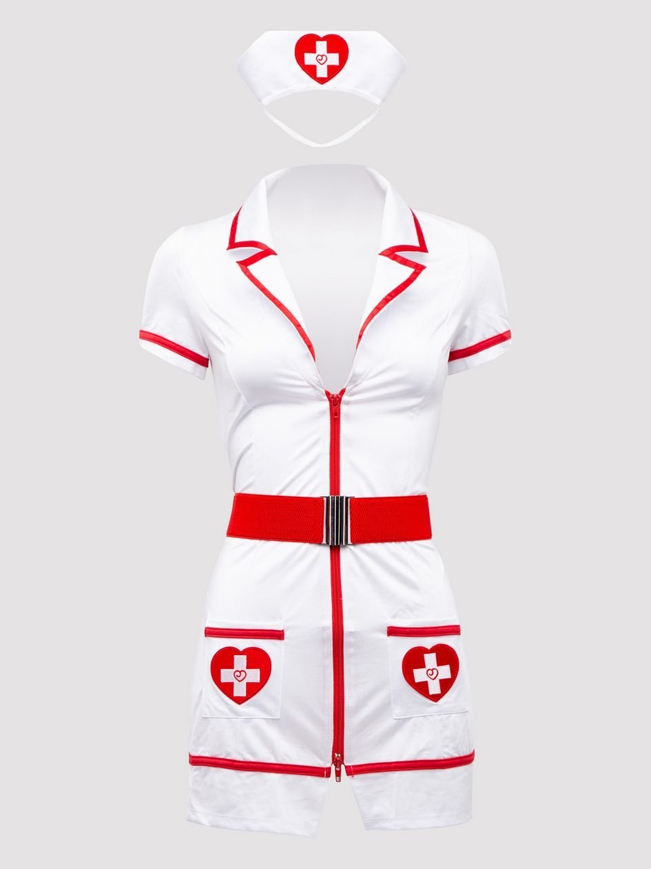 a44649g80386.jpg Lovehoney Fantasy Plus Size Flirty Nurse Costume - Image 1