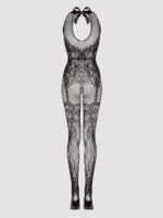 Lovehoney Lace and Fishnet Crotchless Basque Bodystocking