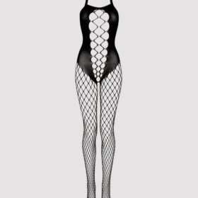 Lovehoney Fishnet Criss-Cross Cut-Out Crotchless Bodystocking