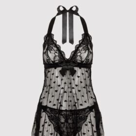 Lovehoney Black Lace Babydoll Gift Set