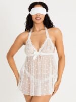 Lovehoney White Lace Babydoll Gift Set - Image 4