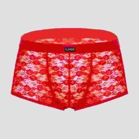 LHM Red Lace Boxer Shorts