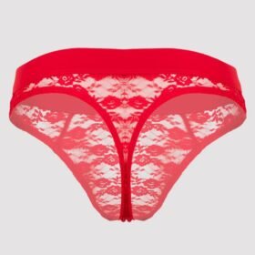 LHM Red Lace Thong