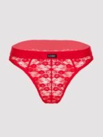 LHM Red Lace Thong - Image 2