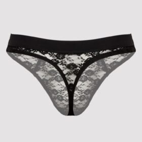 LHM Black Lace Thong