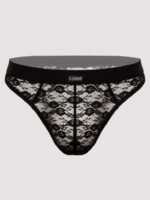 LHM Black Lace Thong - Image 2