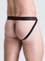 LHM Black Shiny Microfibre Jockstrap - Image 5