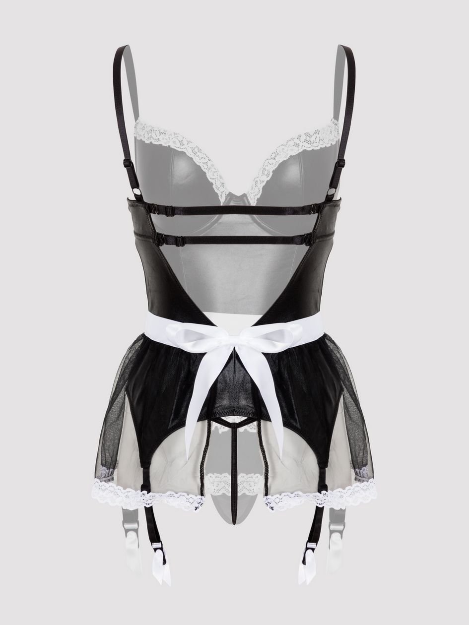 a46888g84198.jpg Lovehoney Fantasy Deluxe Wet Look French Maid Costume - Image 1
