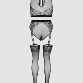 Fifty Shades of Grey Captivate Black Lace Keyhole Bra Set