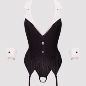 Lovehoney Fantasy Plus Size Boardroom Babe Secretary Bustier Costume