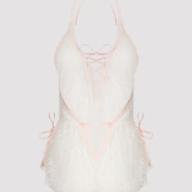 Lovehoney Plus Size Flirty Lace Ivory Teddy